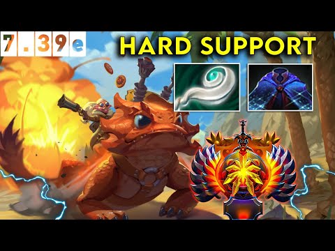 Snapfire Immortal Hard Support - Dota 2 Patch 7.39e Pro Pub Gameplay