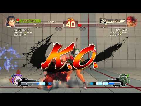 HIBIKI-SENTAI (Sakura) vs TDR_EZER (Evil Ryu)