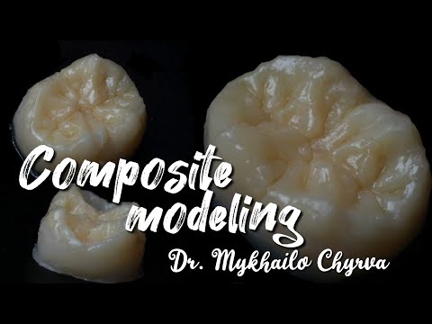 Composite restoration. Modeling anatomy teeth. Dr. Mykhailo Chyrva