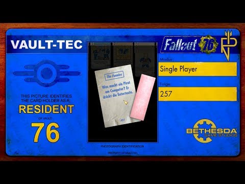 Let’s Play Fallout 76 | Single Player #257 Dann skillen wir eben etwas