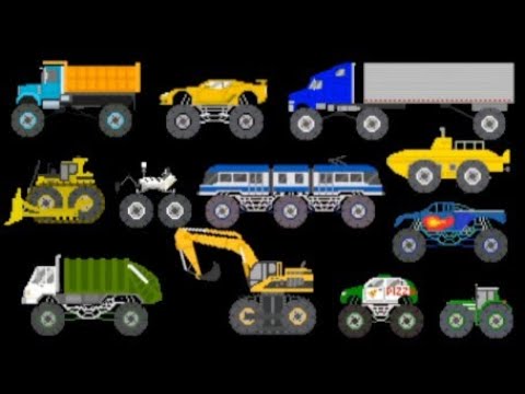 Monster Vehicles 2 - @TheKidsPictureShow 