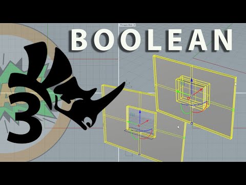 Master the Boolean Command | RHINO FOR NOOBS EP3