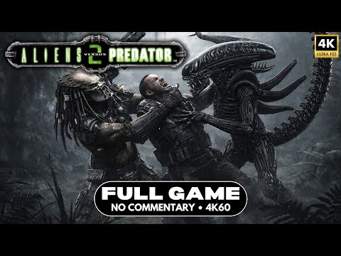Aliens Vs Predator 2 Full Campaign (PC) – 4K 60FPS Ultra Settings | No Commentary