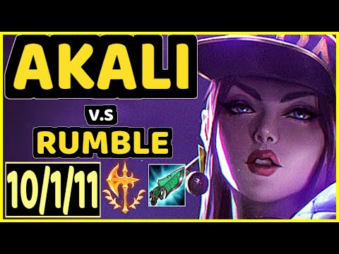 REVENGE (AKALI) vs RUMBLE - 10/1/11 KDA TOP CHALLENGER GAMEPLAY - NA