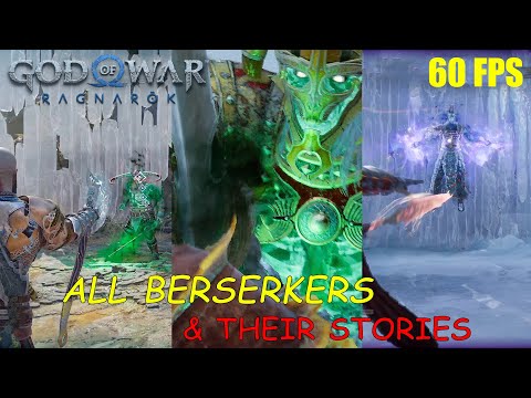 Last 30 SEC of EVERY BERSERKER and their HISTORY WITH MIMIR | God of War Ragnarok | 60 FPS