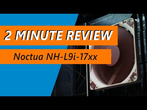 Noctua Kühler NH-L9i 17xx Processor Cooler 9.2 cm rusvai gelsvas, Brown 1 pc(s) video