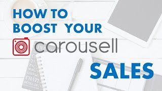 HOW TO BOOST YOUR CAROUSELL SALES : 3 TIPS!