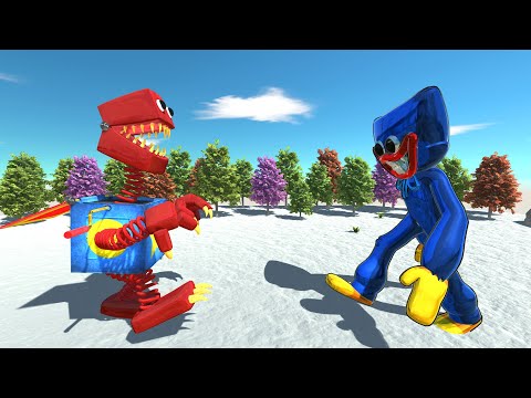 Who Will Win? Boxy Boo vs Huggy Wuggy - Animal Revolt Battle Simulator