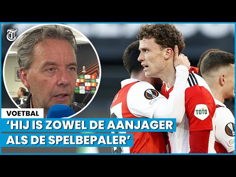 Valentijn Driessen lovend over Feyenoord-uitblinker: 'Hij was werkelijk geweldig'