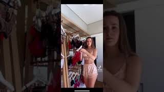 Tiktok babe in red lingerie is fucking hot ??subscribe ??