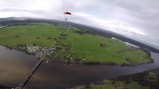 Skydive Bridge Swoop - Moruya River 2018