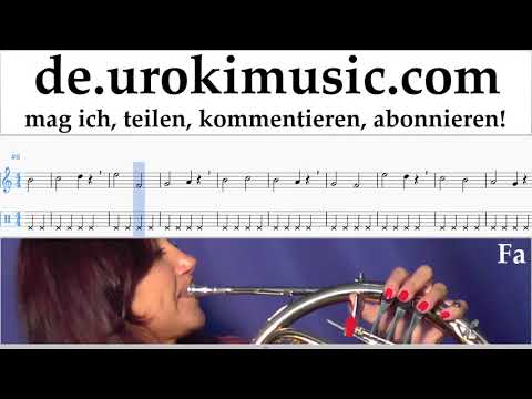 Waldhornunterricht Carlos Vives, Sebastian Yatra - Robarte un Beso Noten Lernen Teil#1 um-i995