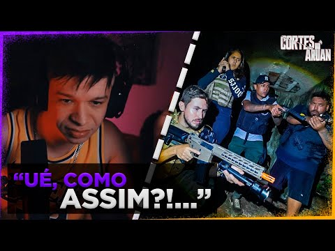 ARUAN REAGE A O CAÇADOR DE LENDA OFICIAL LEVOU A GENTE NUMA LENDA HISTORICA - Cortes do Aruan