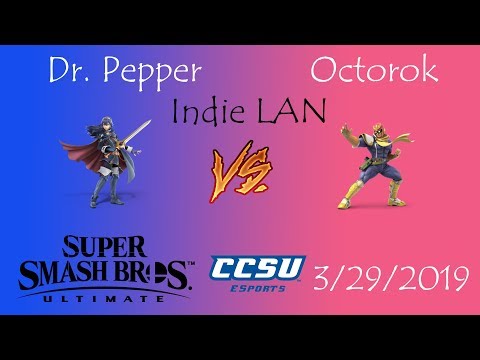 Indie LAN CCSU Smash Ultimate Tournament - Dr. Pepper (Lucina) vs Octorok (Captain Falcon)