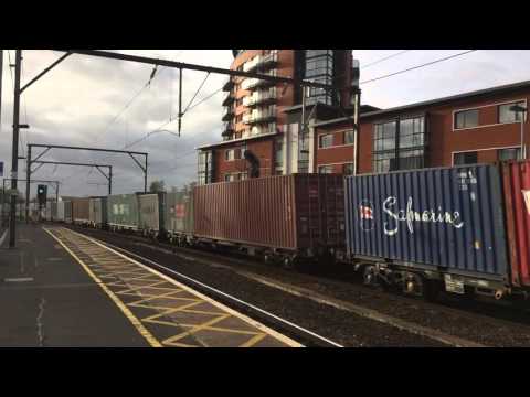 Class 70007 passing Chelmsford