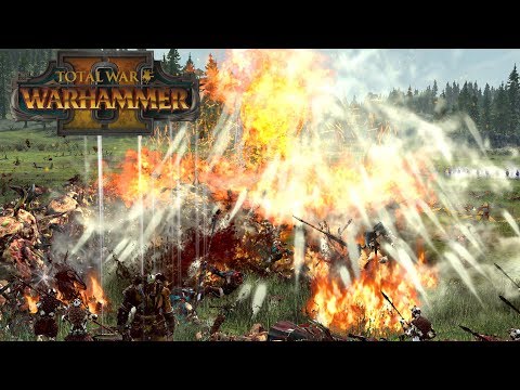 HOLY FIRE - EPIC Empire vs Beastmen // Total War: Warhammer II Online Battle #266