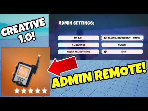 How To Make ADMIN REMOTE In Fortnite Creative (Tutorial)