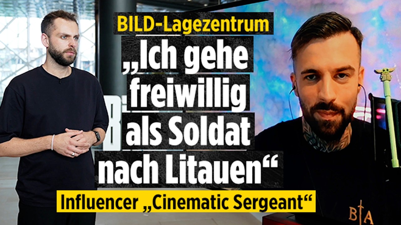 LITAUEN: Darum entscheidet sich „Cinematic Sergeant“ für die NATO-Ostflanke | BILD Lagezentrum-Clips