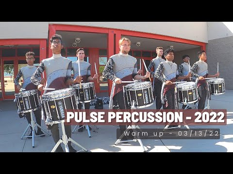 Pulse Percussion 2022 - Full Warm up (03/13/22)