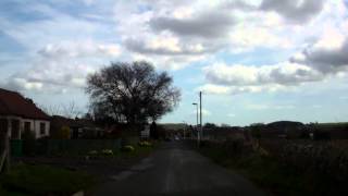 preview picture of video 'April Cloudy Morning Drive To Ceres Fife Scotland'