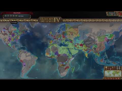 EU4 1.31.5 Ottomans/HRE 1579 One tag WC Timelapse