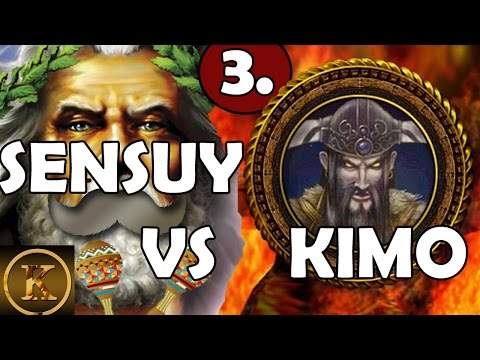 Sensuy VS Kimo OFFGOD Bo5 SM 15$  Age of Mythology Part 3 WOW