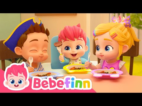 EP26 | 🥣 This Is The Way We Eat Our Meal | Sing along Bebefinn | Nursery Rhymes & Kids Songs