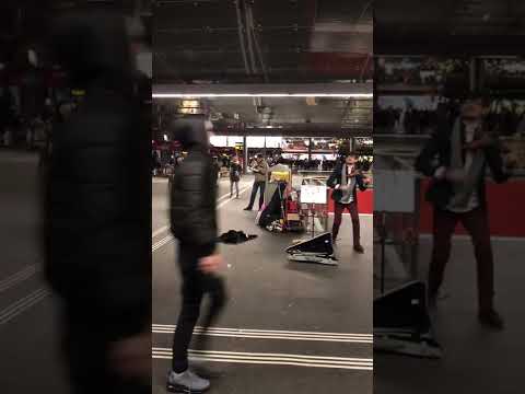 Street artists | Ed Sheeran - Perfect | Violin and Dance with Viktor Angelov