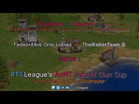 AoMT Hybrid CC, R3, PLAYER PoV+TC - F2+AoL v WKT|B G1 - Age of Mythology: The Titans Hybrid Clan Cup