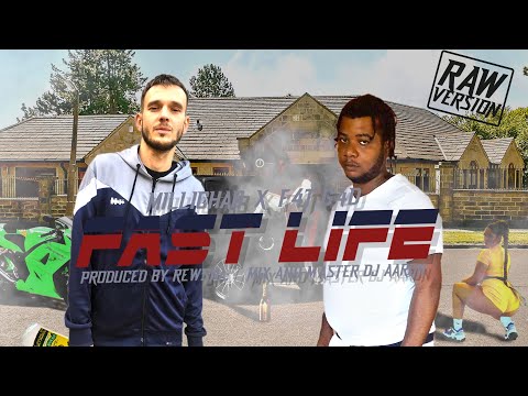 MILLICHAB X F4T G4D - FAST LIFE /LYRICS VIDEO/ (Raw Version)