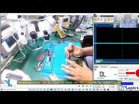 Chiplevel Laptop Repairing Training Practical Hp 15 No Light on DC Jack Dead Motherboard Part 1