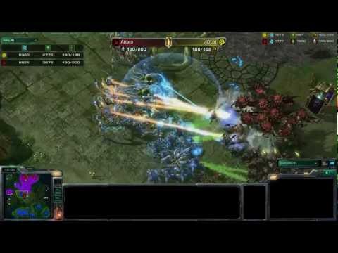 CSN SC2 -  viOlet vs. Attero - Map 1 - Rundown #1 with Rance