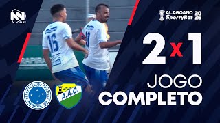 CRUZEIRO-AL 2 X 1 CORURIPE - 31/01/26 | ALAGOANO 2026 | #LIVE