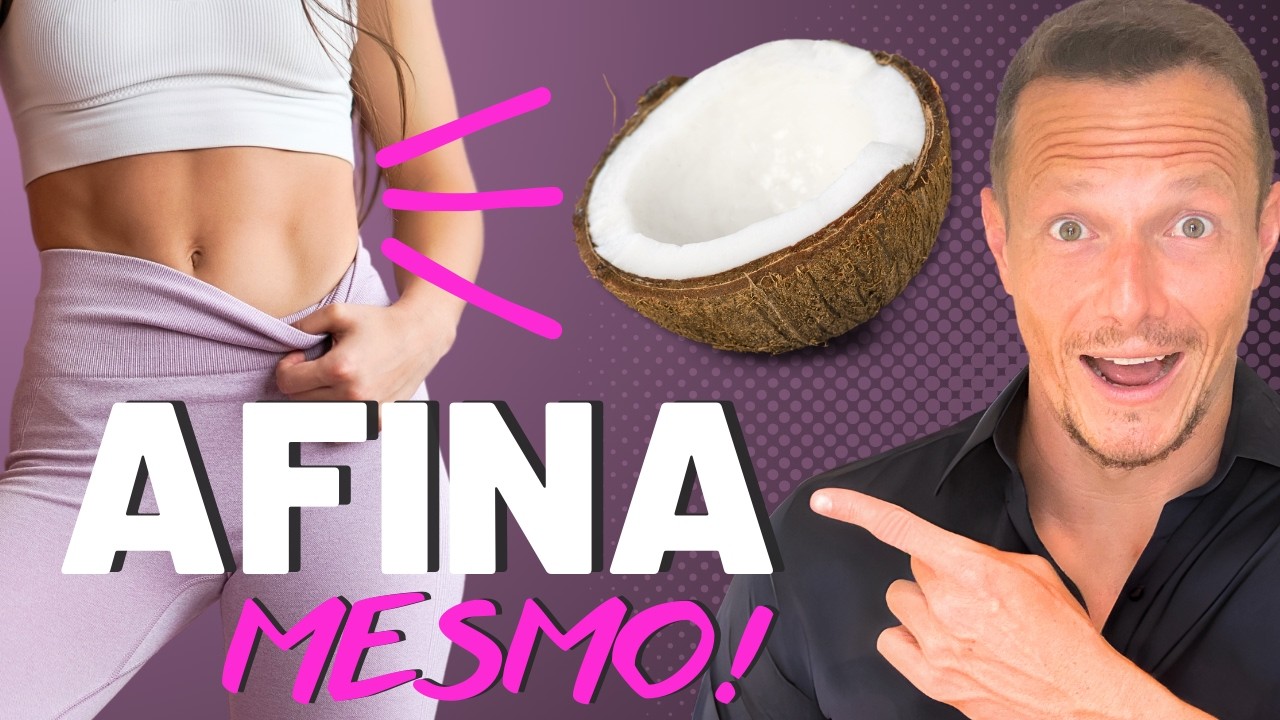 (ÓLEO DE COCO) Como Usar Pra Afinar a Cintura e Enxugar