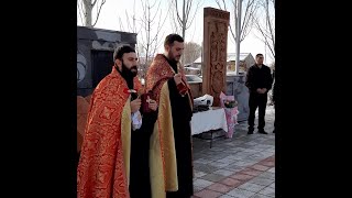 Սիս համայնքում խաչքար է կագնեցվել նահատակ հայորդիների հիշատակին