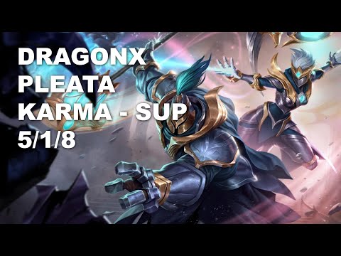 DragonX Pleata Sup Karma vs Nautilus - KR Grandmaster Patch 10.9