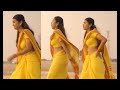 Tamil Serial Actress Varshini Saree Rare Navel