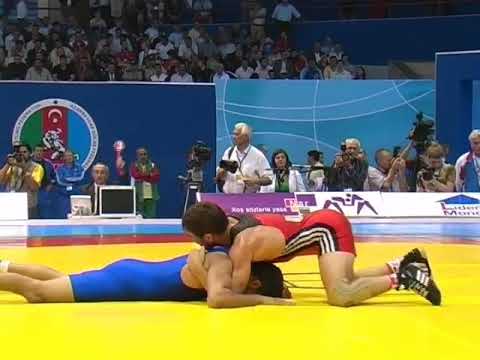55 kg. Nazir Mankiev (RUS) Bronze medal, World Championship 2007,Baku-AZE