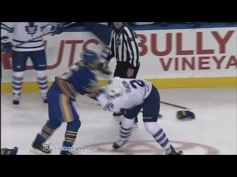 Luke Schenn vs Patrick Kaleta Nov 26, 2010