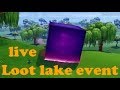 FORTNITE CUBE MOVING RIGHT NOW?! - LOOT LAKE EVENT COUNTDOWN! - LIVESTREAM!