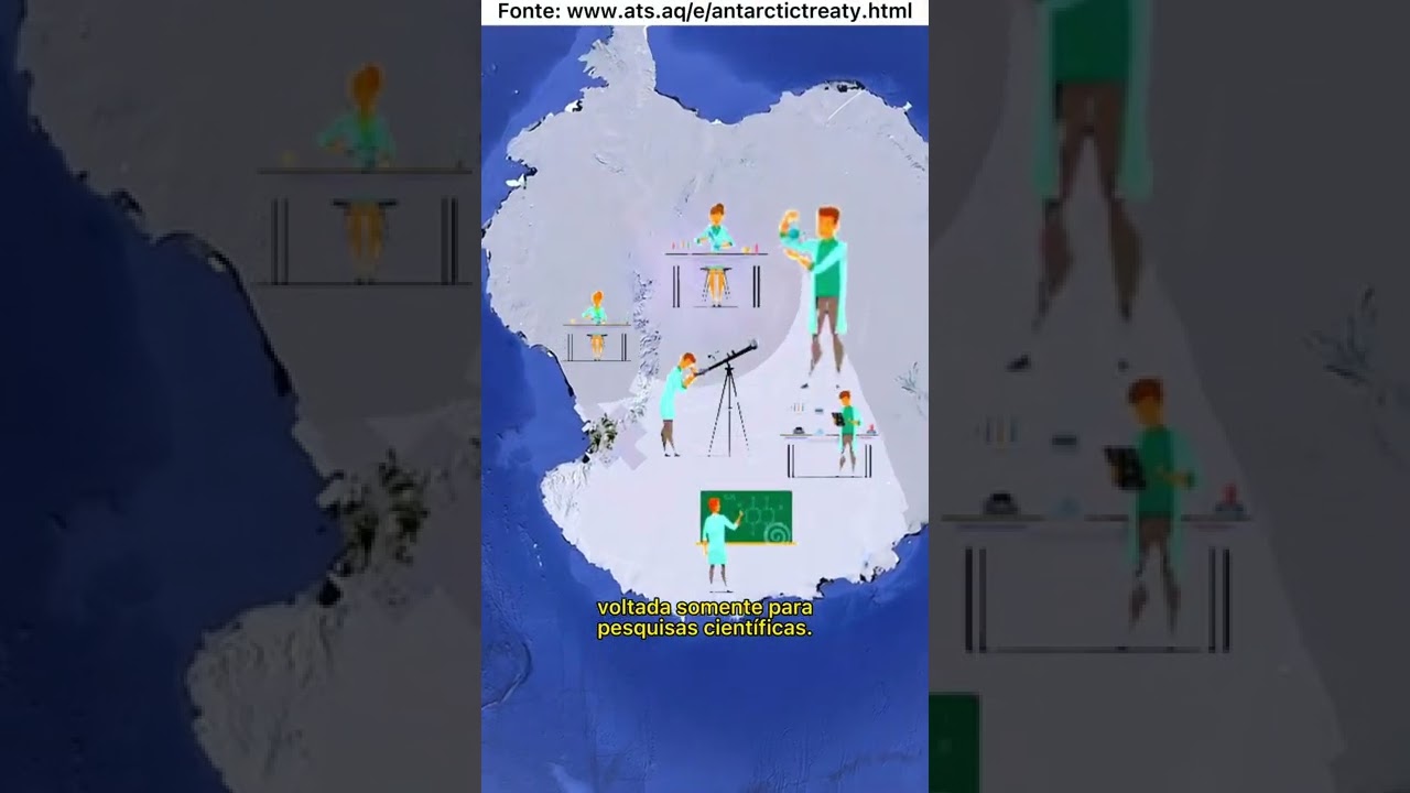 De quem é a Antártida? #geografia #antartida #comandanteferraz
