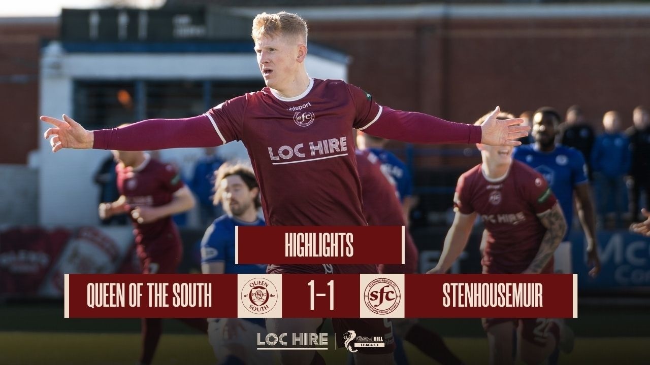 Queen of The South vs Stenhousemuir Highlights