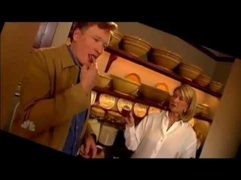 Martha Stewart and Conan O'Brian