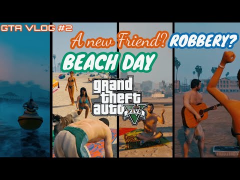 A Fun Day At GTA 5 Beach  | GTA V Vlogging | Mr Nirvana | Dealien RolePlay mod | GTA Indian Gameplay