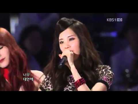 120520 TaeTiSeo (SNSD) - Twinkle + Baby Steps @ Open Concert