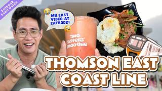 I Ate At Every Single Thomson East Coast Line MRT Station!