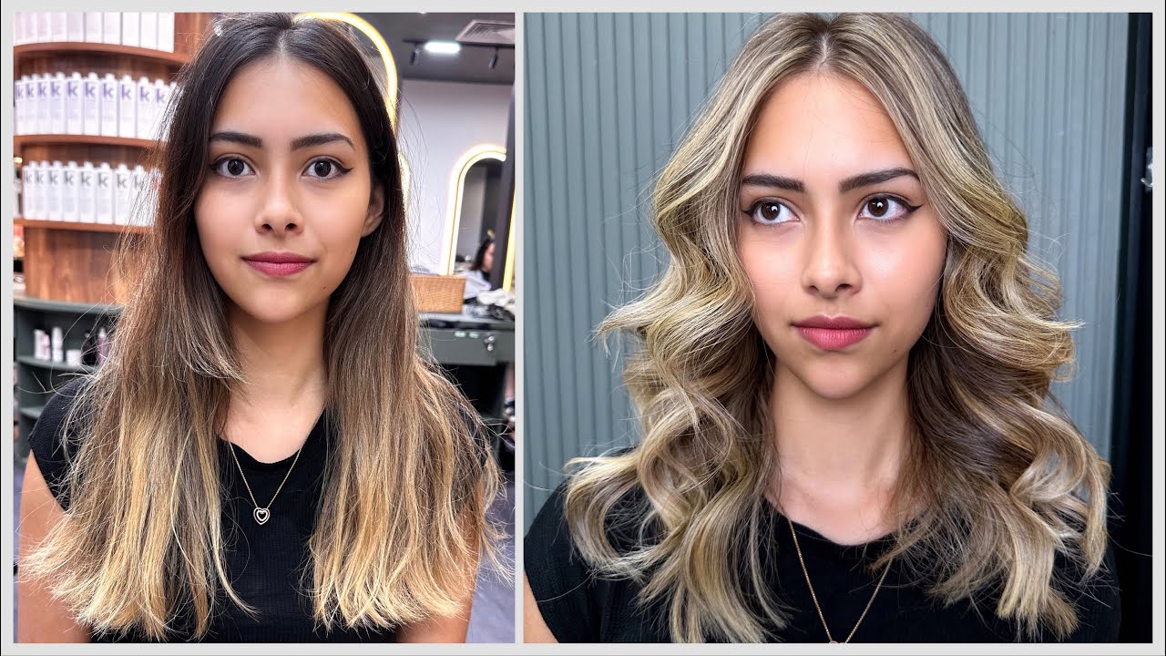 Sandy Blonde Highlights