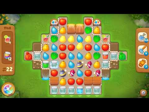 Gardenscapes Area 9 Day 1 Level 1960 - No Boosters Or Hacks