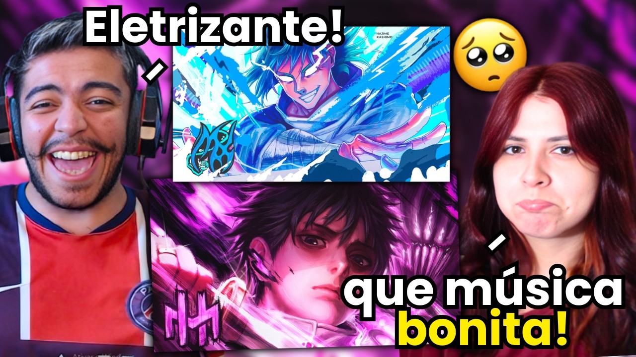 Yuta Okkotsu - Assombrado | Henrique Mendonça e Hajime Kashimo | TA EM CHOQUE ⚡| Mxth | REACT 2 EM 1