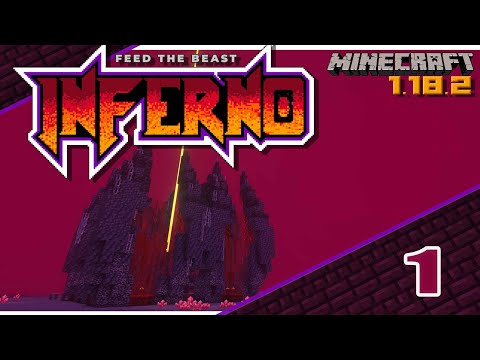 FTB Inferno Погружение в самый мистический модпак 1 серия ЛОР 1.18.2 #minecraft #ftb #modpack